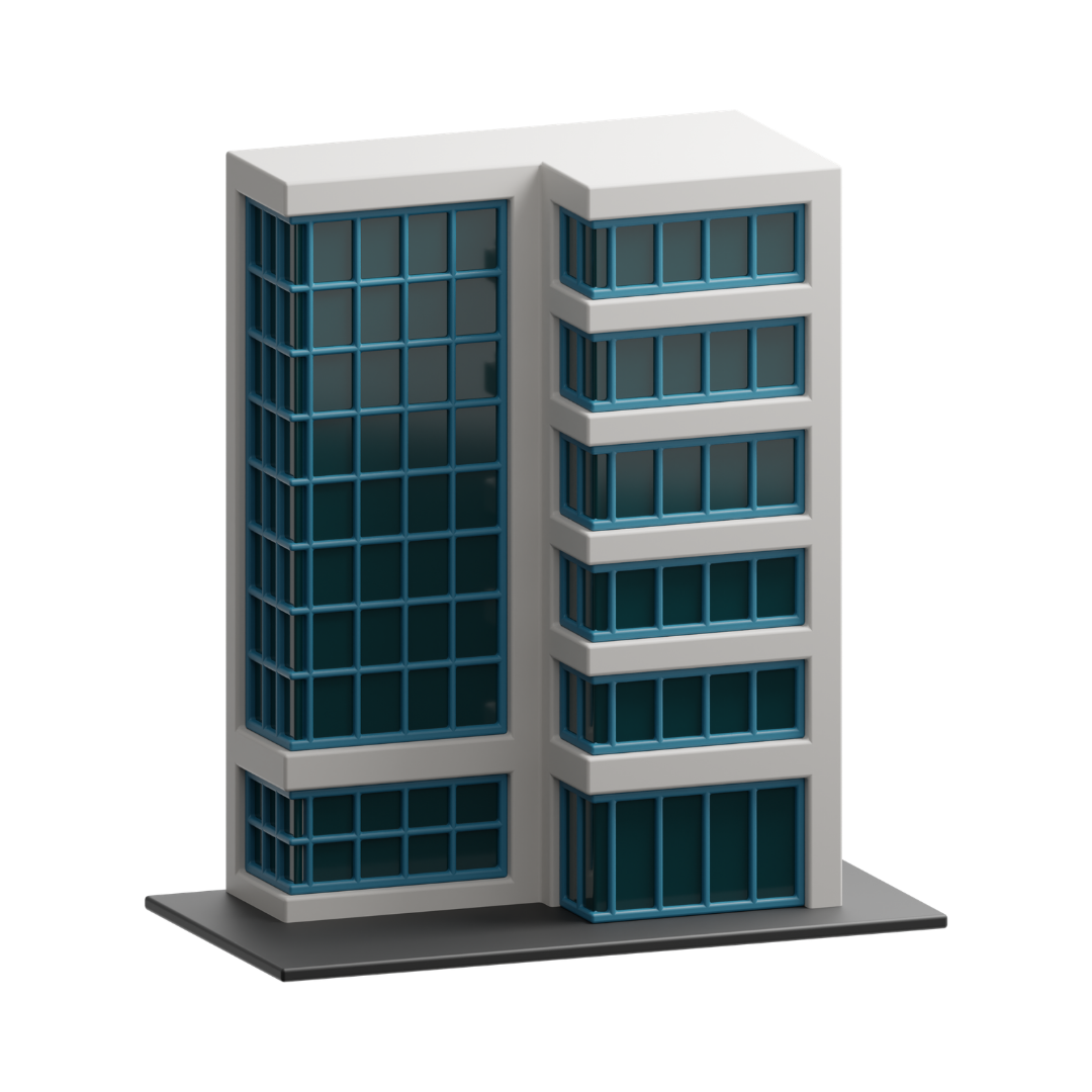 Edificio inteligente con sistemas de seguridad LOCK