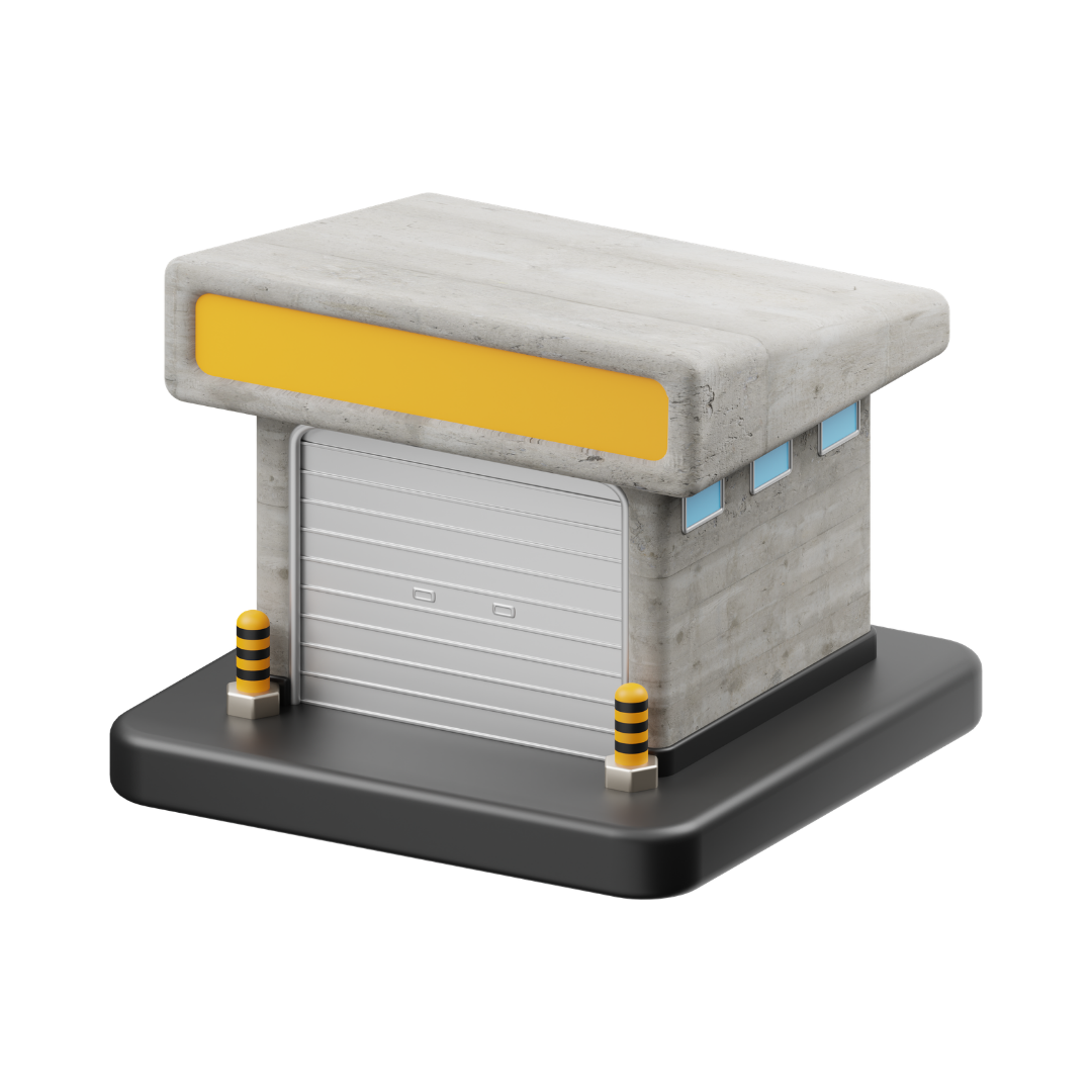 Cochera con sistema de seguridad PARKING de LOCK