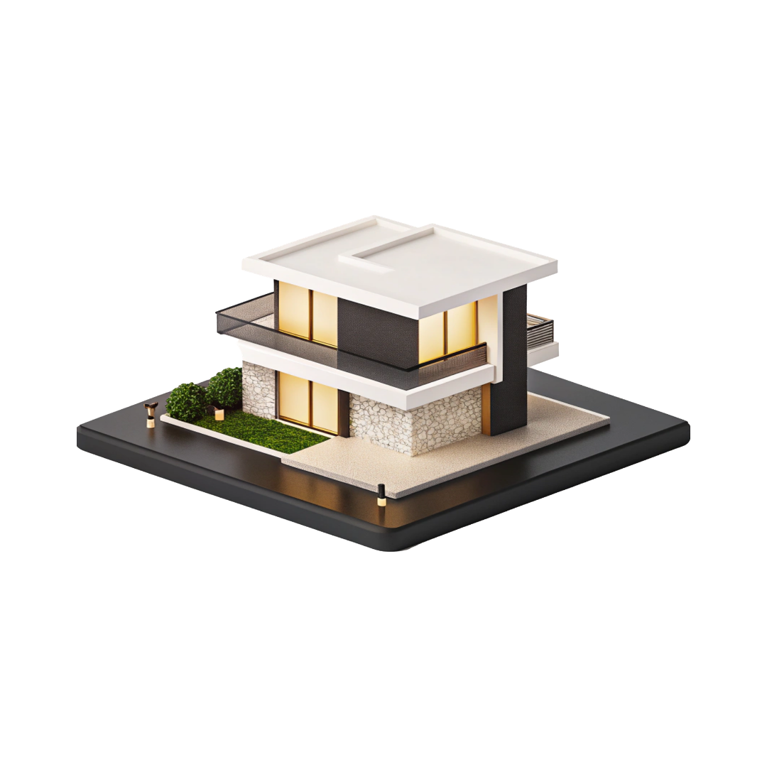 Casa con sistema de seguridad Nivel Local de LOCK